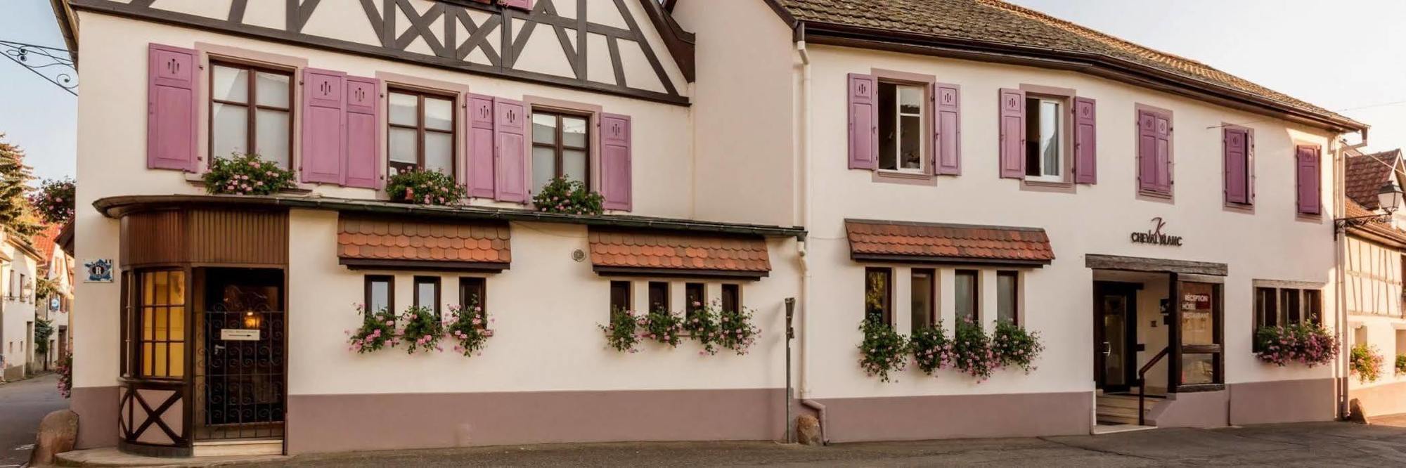Westhalten Auberge Du Cheval Blanc Depuis 1785 מראה חיצוני תמונה